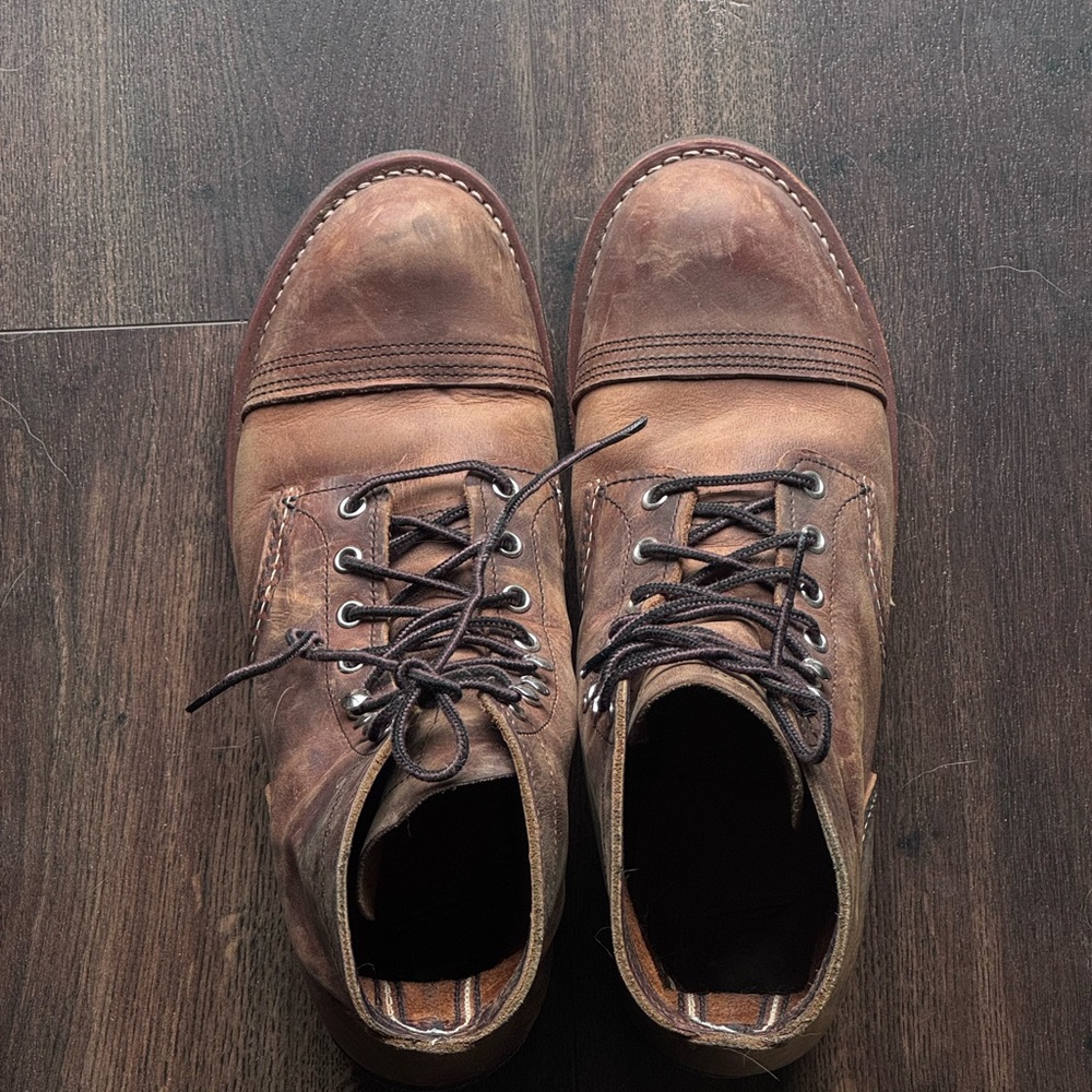 Red Wing 8085 Iron Ranger Leather Boots, men’s 9.5
